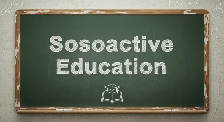 Sosoactive Education