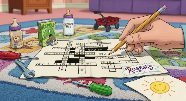 dad on rugrats crossword