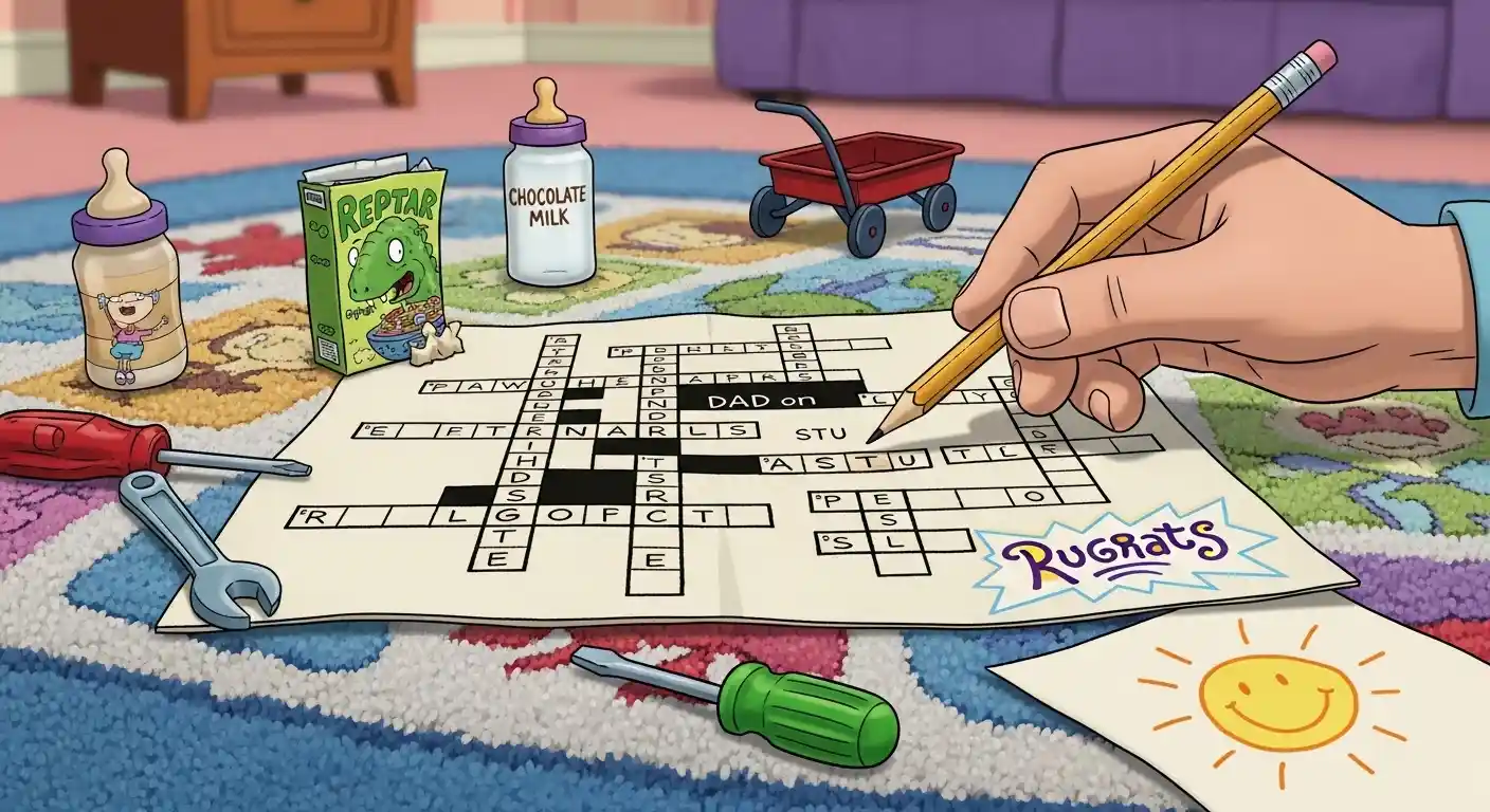 dad on rugrats crossword
