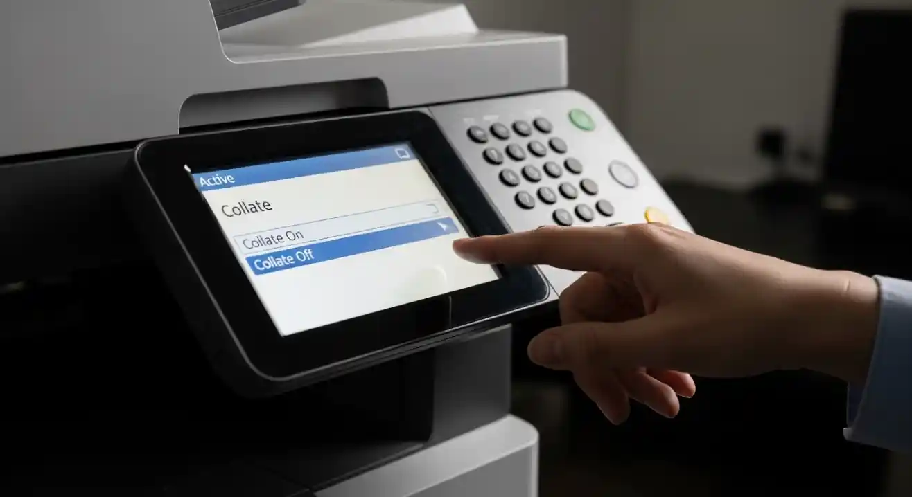 collate in printer means